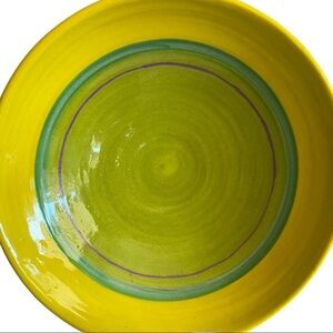 Hand made and signed Pottery Dish Signed